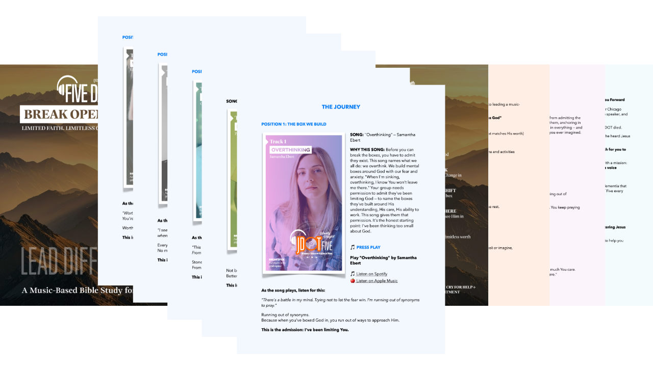 BREAK OPEN — FIVE DAYS Essentials: Music-Based Small Group Curriculum