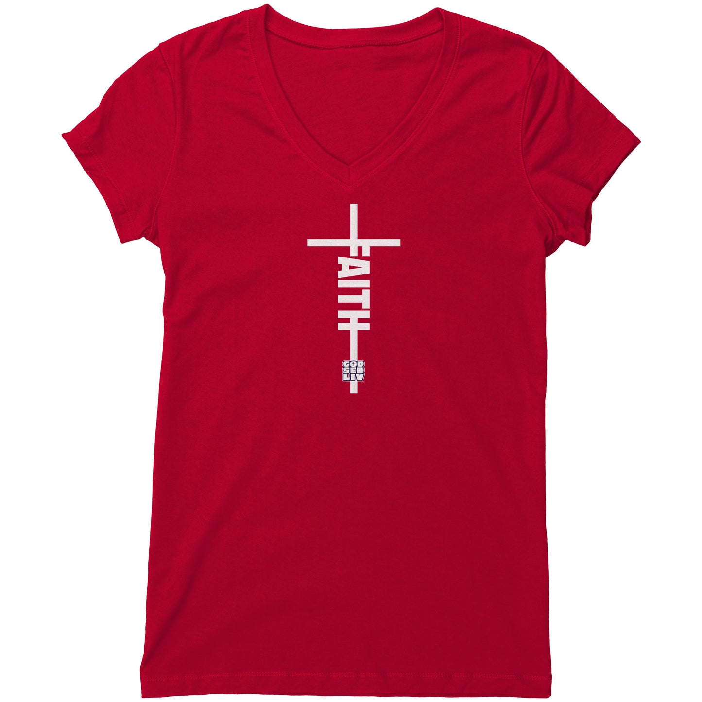 Faith Women's V-Neck Tee