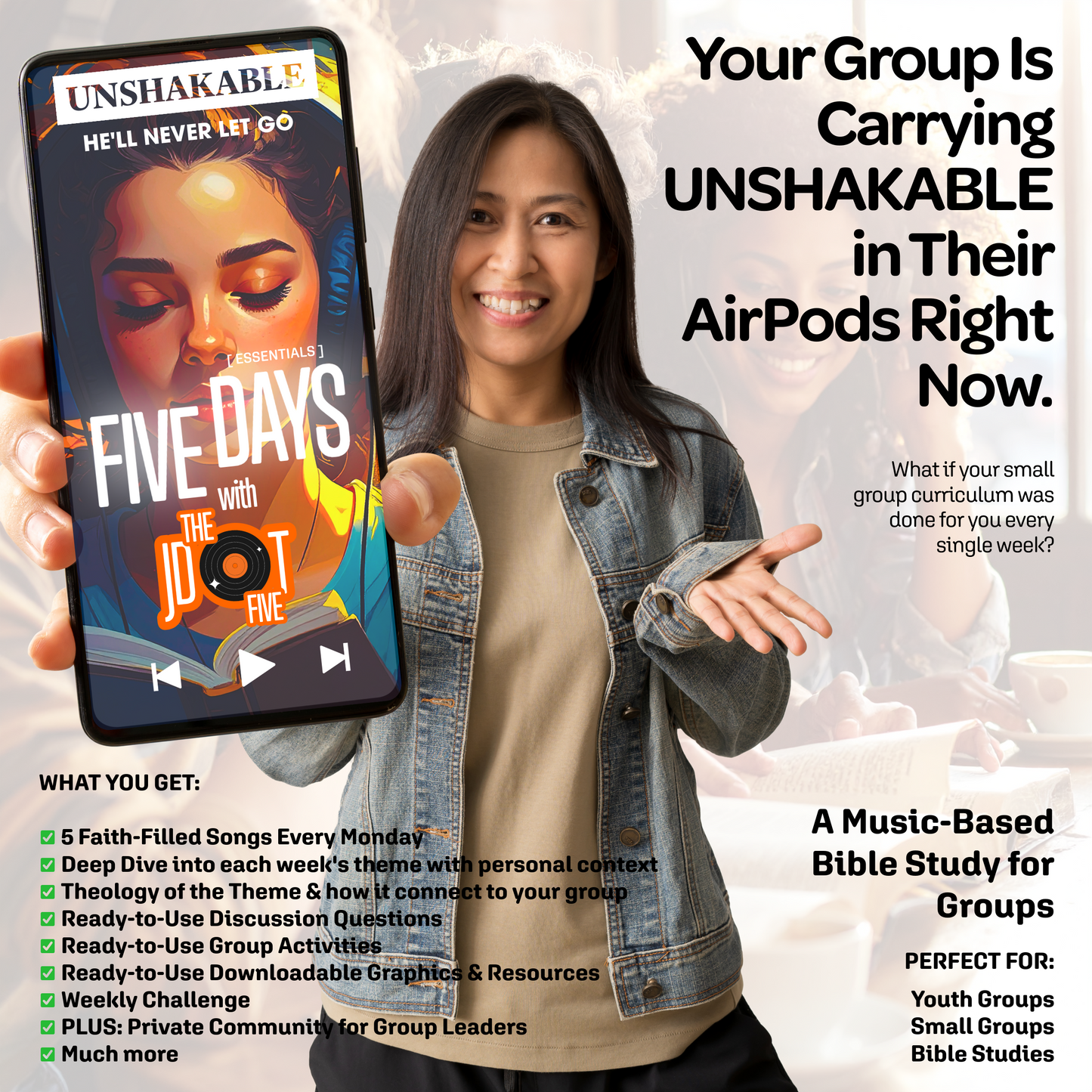 UNSHAKABLE - FIVE DAYS Essentials: Music-Based Small Group Curriculum