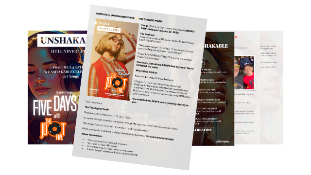 UNSHAKABLE - FIVE DAYS Essentials: Music-Based Small Group Curriculum