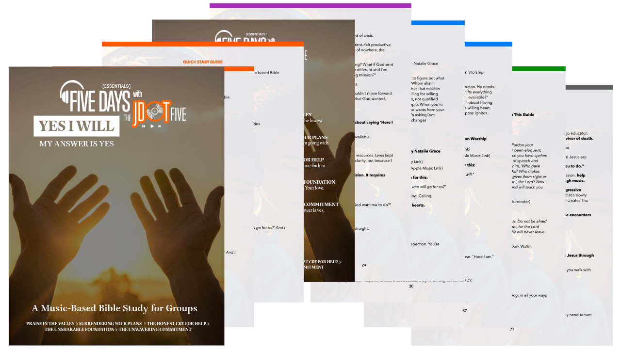 YES I WILL — FIVE DAYS Essentials: Music-Based Small Group Curriculum