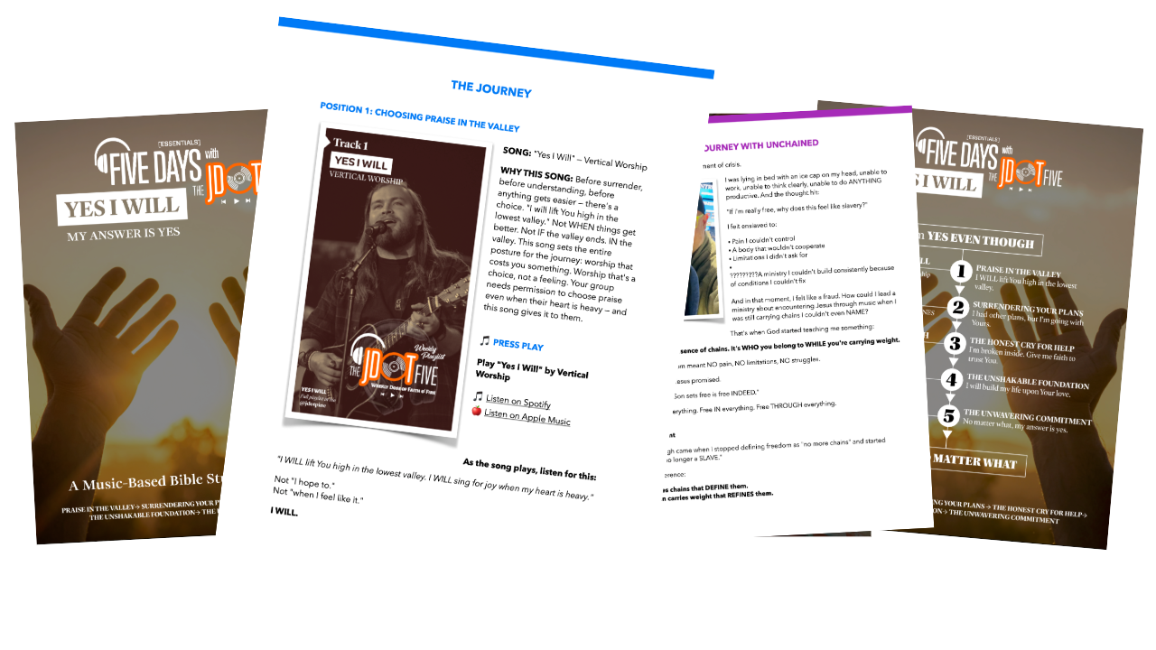 YES I WILL — FIVE DAYS Essentials: Music-Based Small Group Curriculum