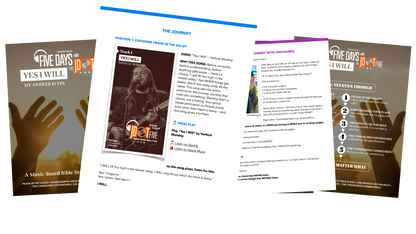 YES I WILL — FIVE DAYS Essentials: Music-Based Small Group Curriculum