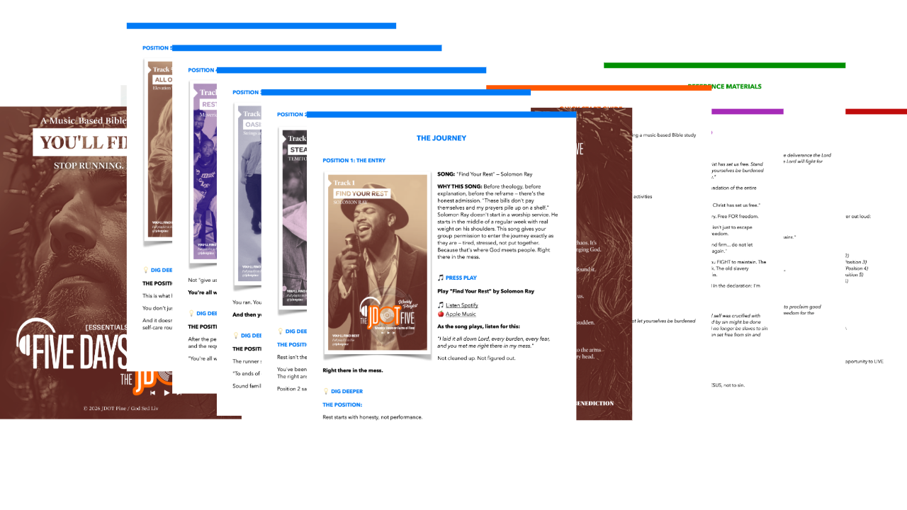 YOU'LL FIND REST — FIVE DAYS Essentials: Music-Based Small Group Curriculum