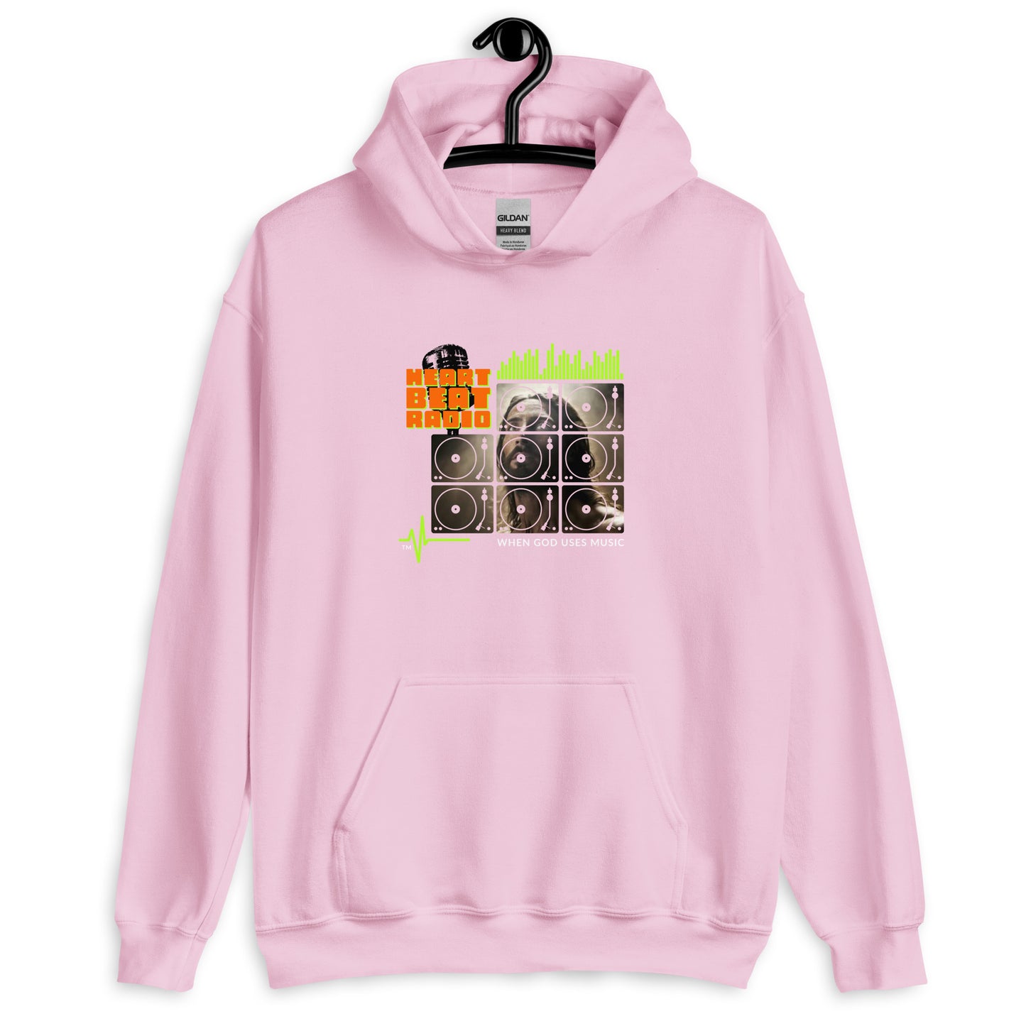 Heart Beat Radio Unisex Hoodie