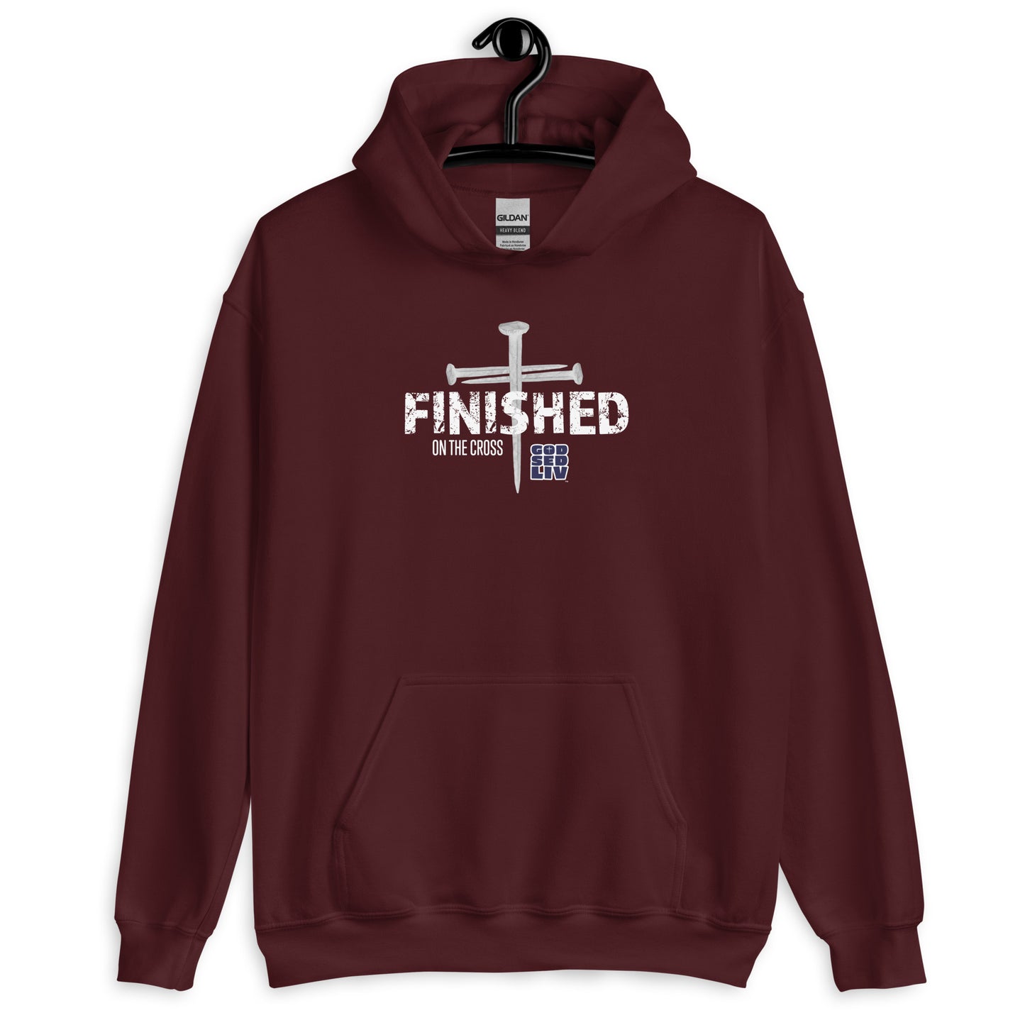 Finished on The Cross Unisex Hoodie