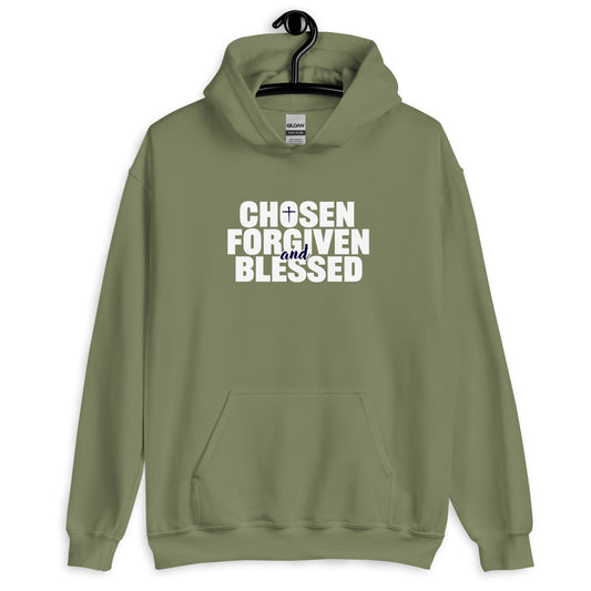 Chosen, Forgiven & Blessed Unisex Hoodie