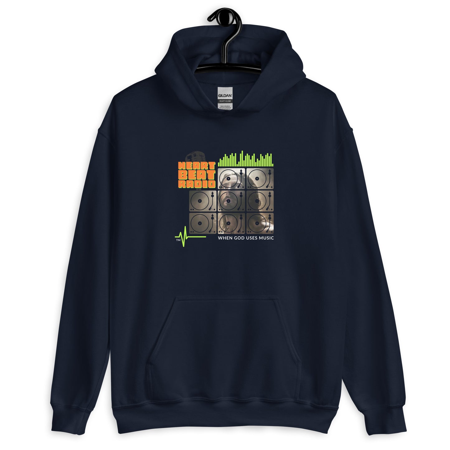 Heart Beat Radio Unisex Hoodie