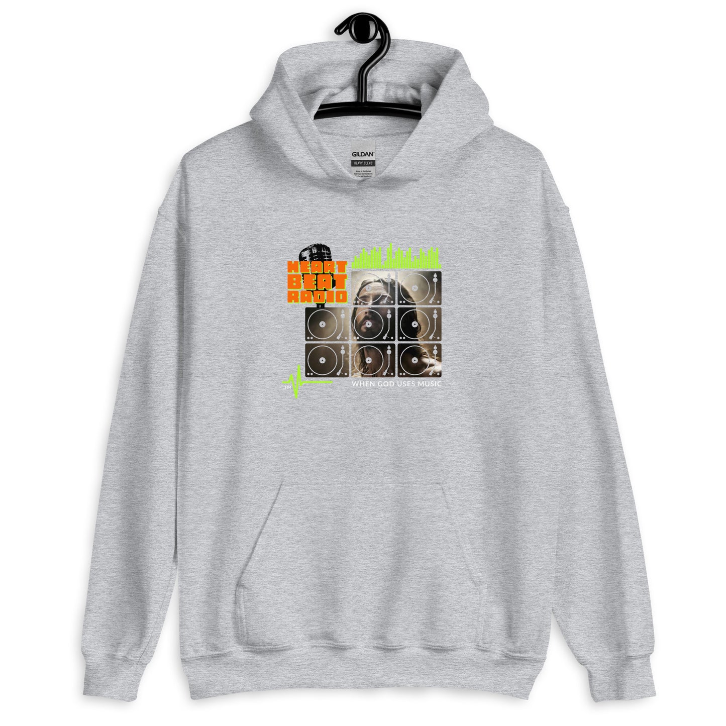 Heart Beat Radio Unisex Hoodie