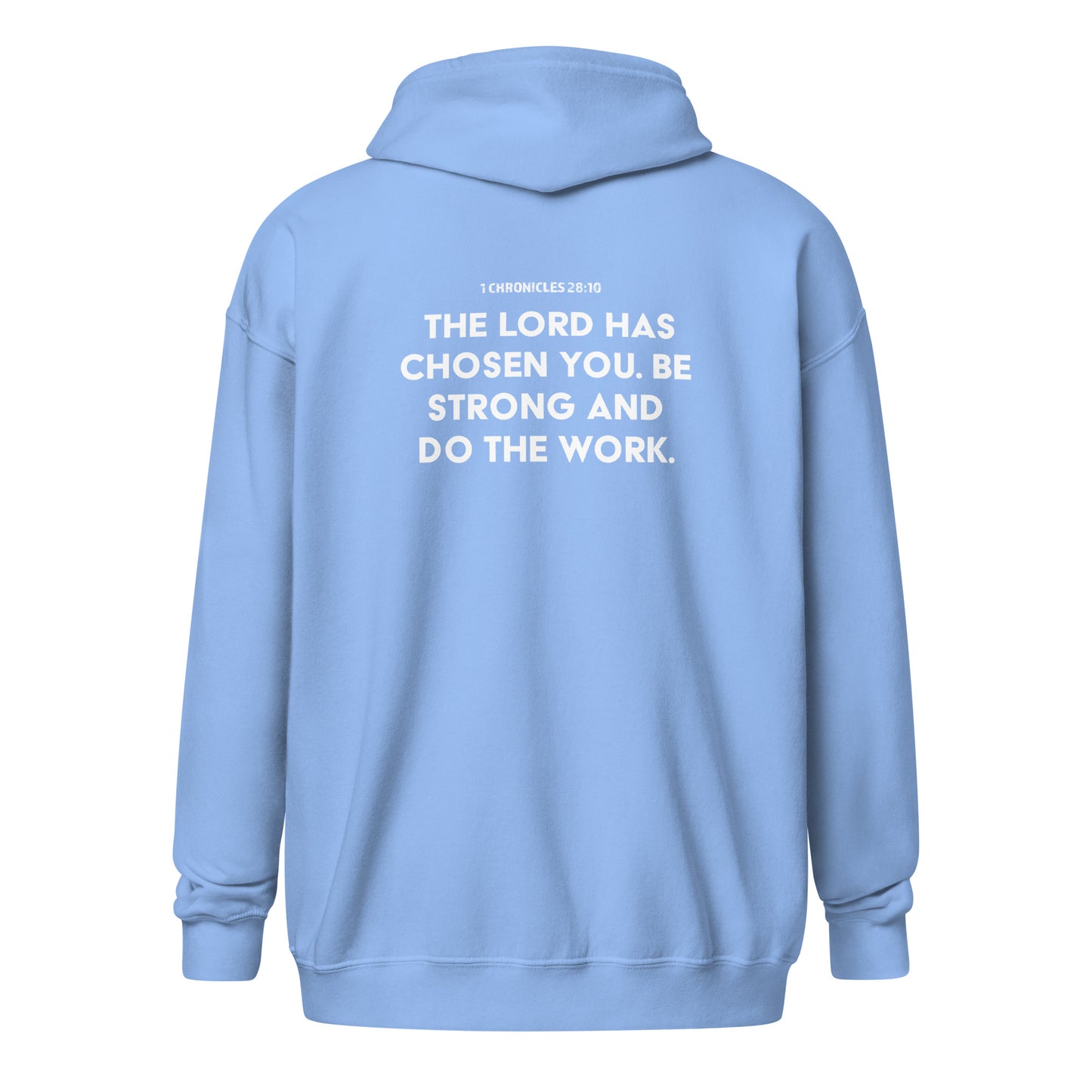 God Sed Liv/1 Chronicles 28:10 Unisex Full-Zip Hoodie