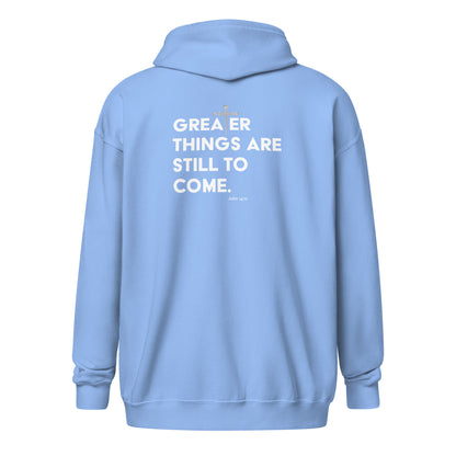 God Sed Liv/Greater Things Unisex Full-Zip Hoodie