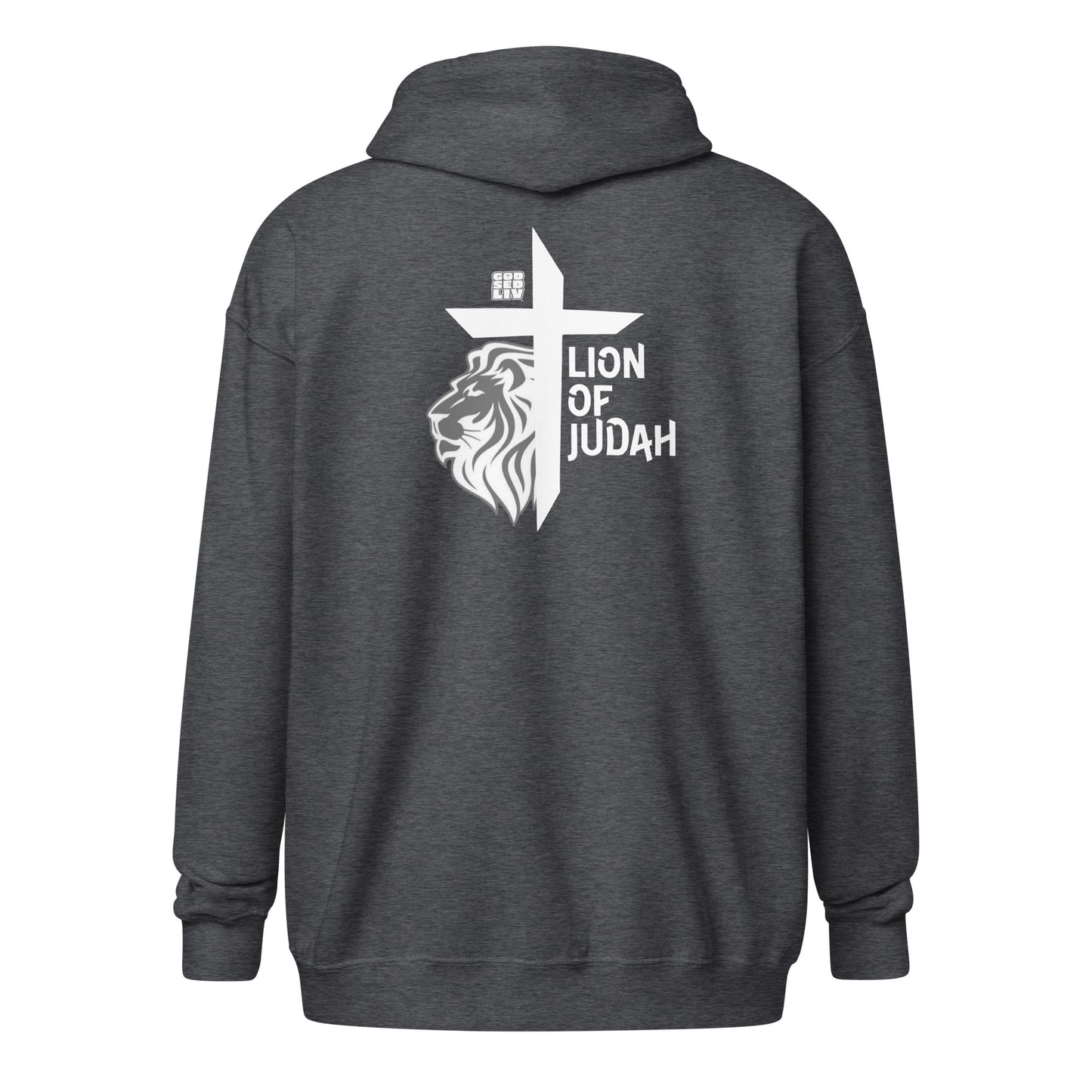 God Sed Liv/Lion of Judah Unisex Full-Zip Hoodie