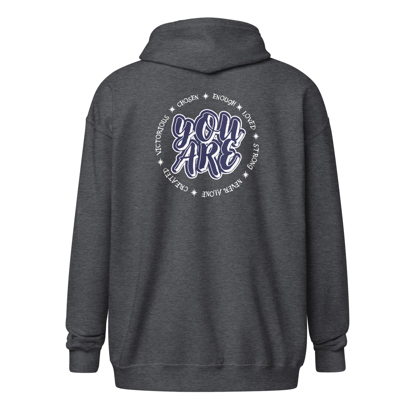 God Sed Liv/You Are Unisex Full-Zip Hoodie