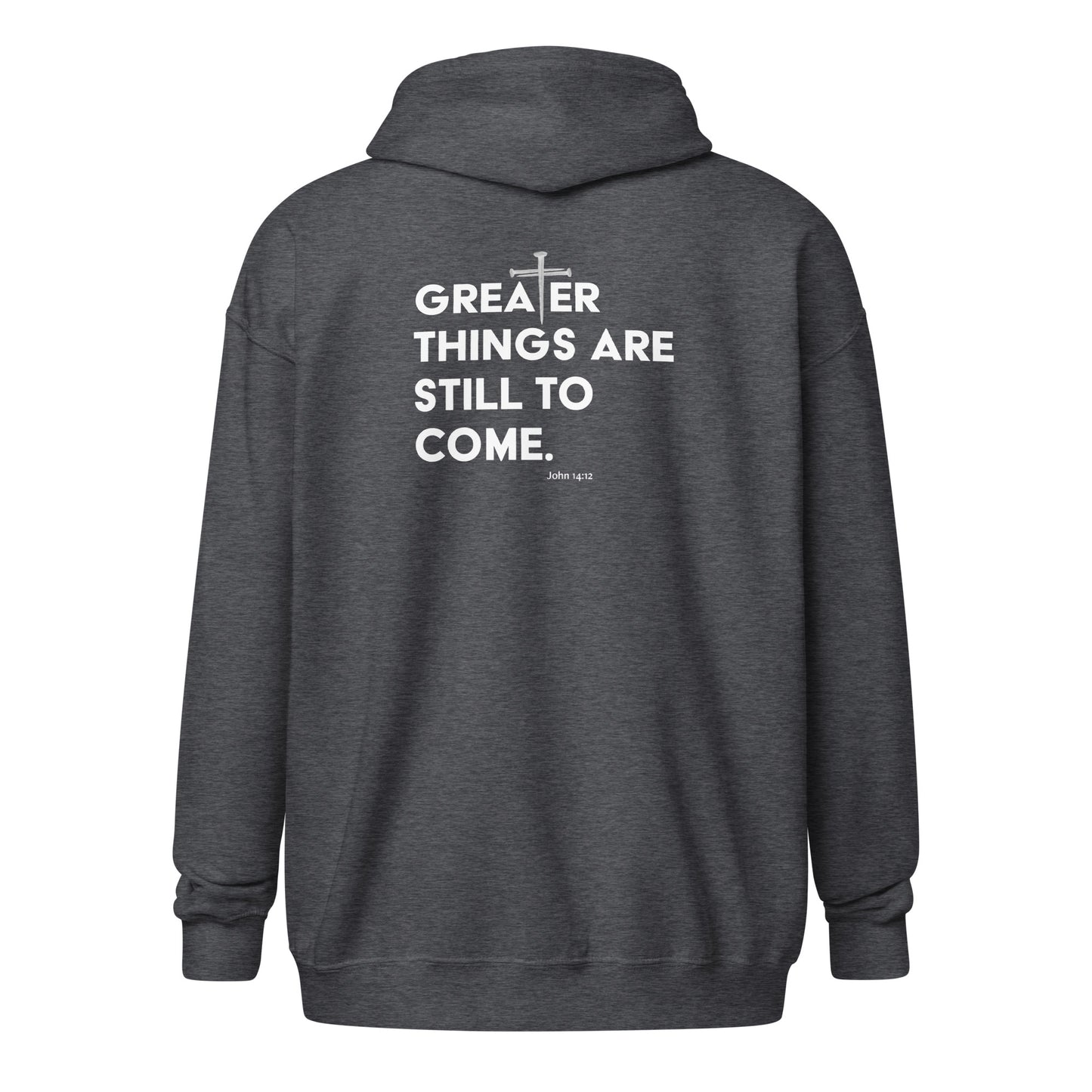 God Sed Liv/Greater Things Unisex Full-Zip Hoodie