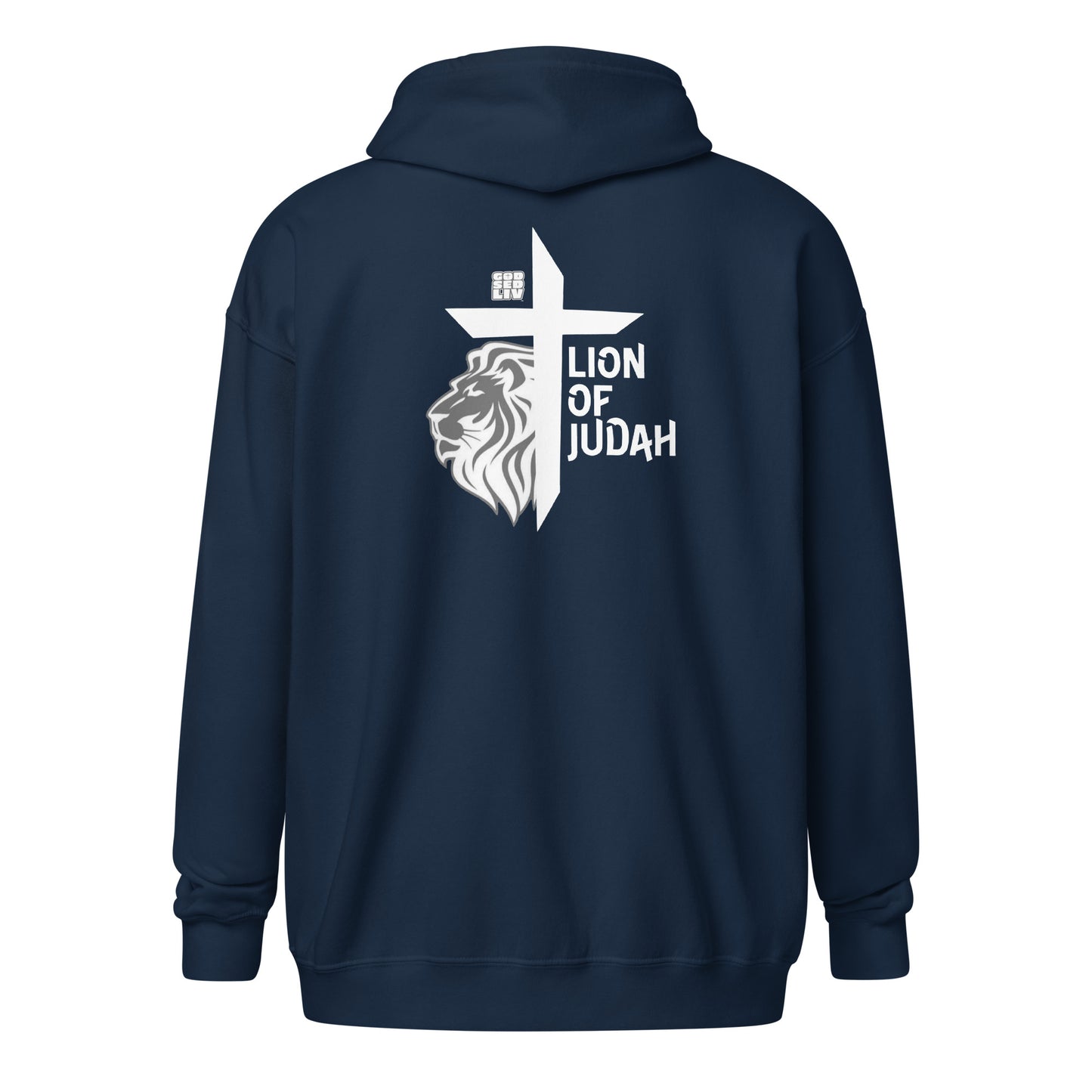 God Sed Liv/Lion of Judah Unisex Full-Zip Hoodie