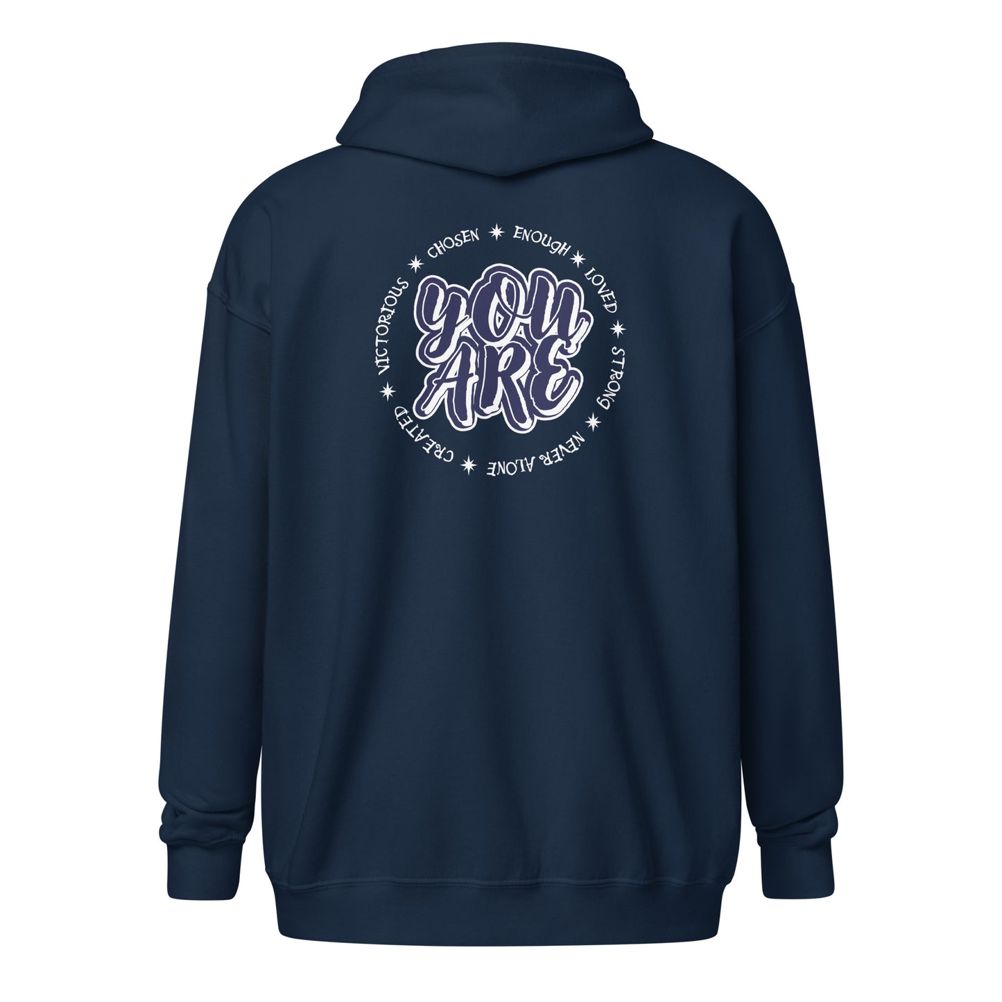 God Sed Liv/You Are Unisex Full-Zip Hoodie