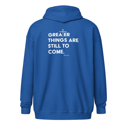 God Sed Liv/Greater Things Unisex Full-Zip Hoodie