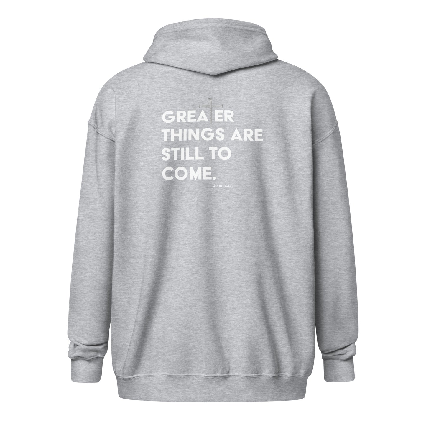 God Sed Liv/Greater Things Unisex Full-Zip Hoodie