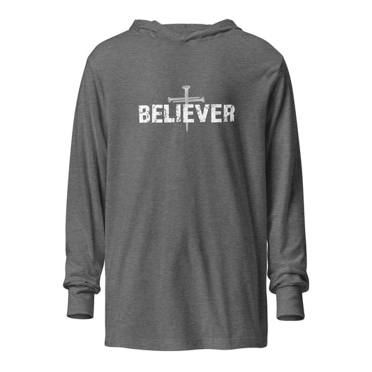 Believer Hooded Long-Sleeve Tee