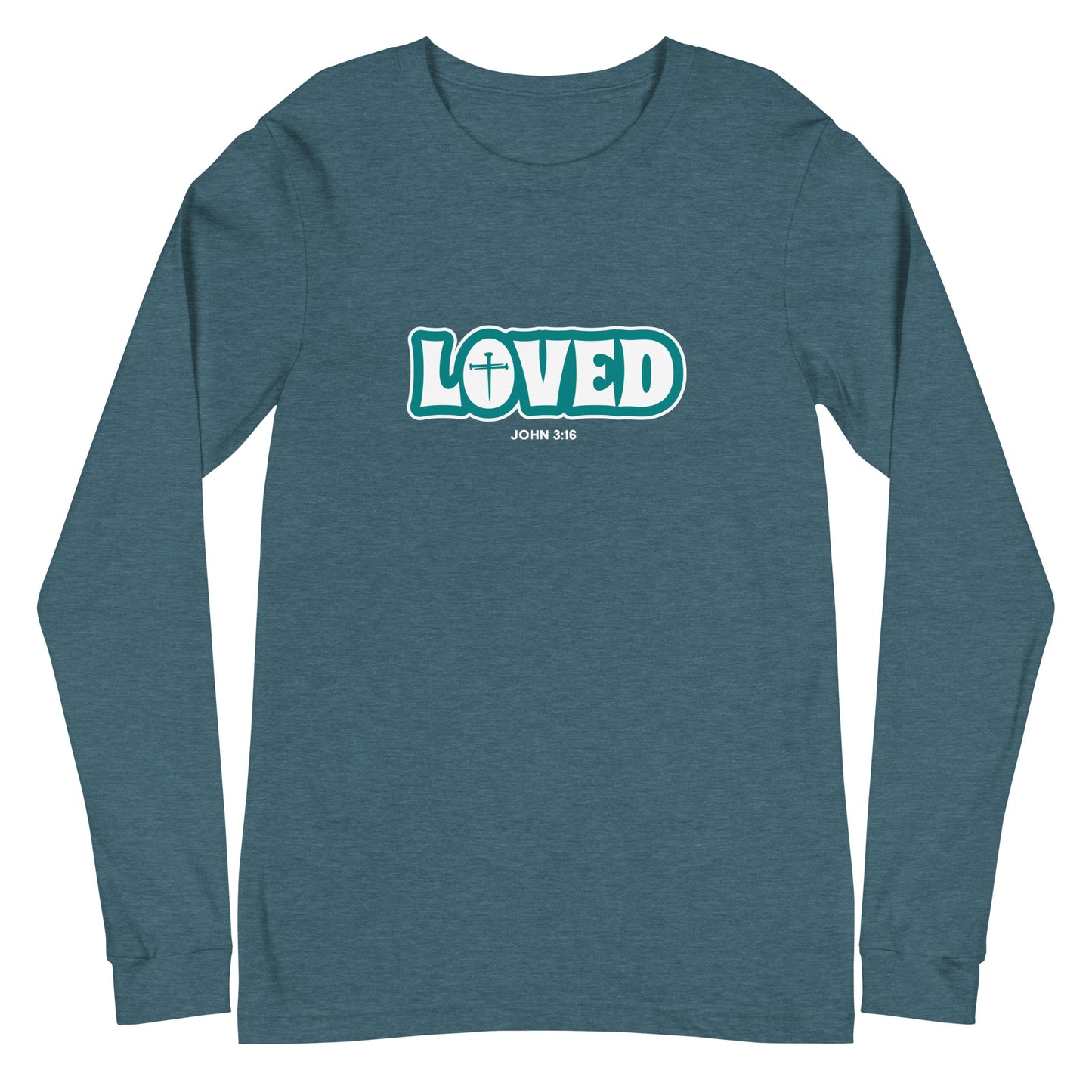 Loved (John 3:16) Unisex Long-Sleeve Tee