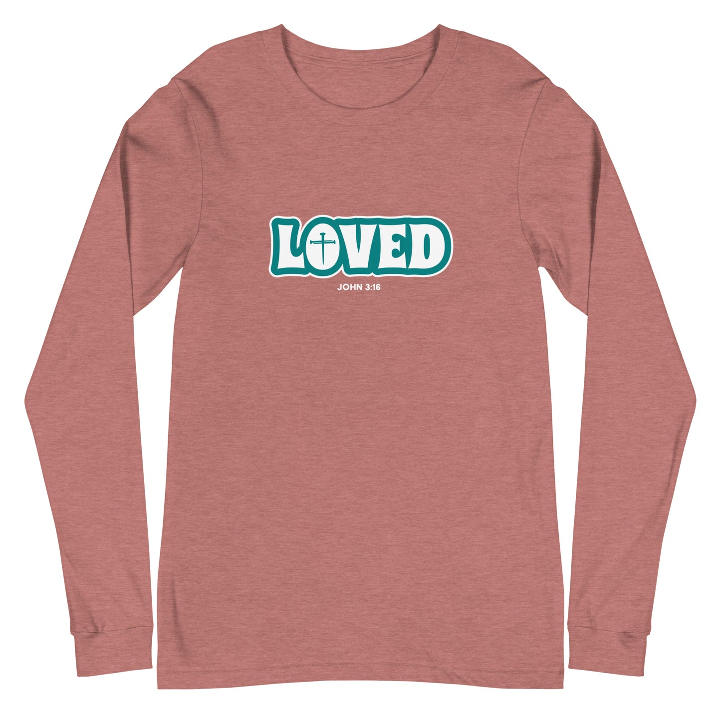 Loved (John 3:16) Unisex Long-Sleeve Tee