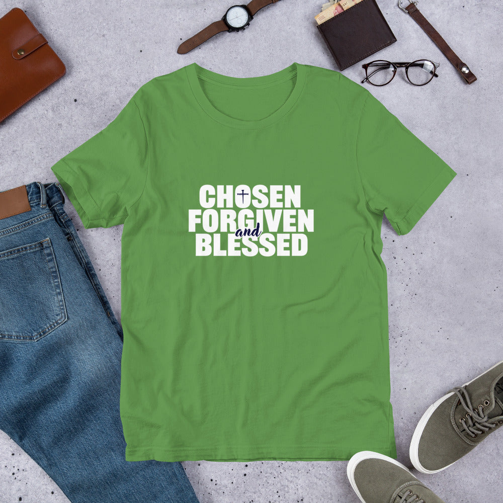 Chosen, Forgiven, Blessed Unisex Tee