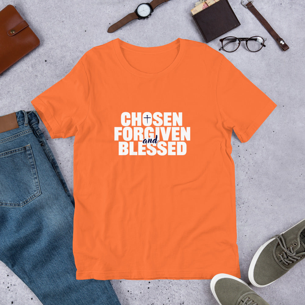 Chosen, Forgiven, Blessed Unisex Tee